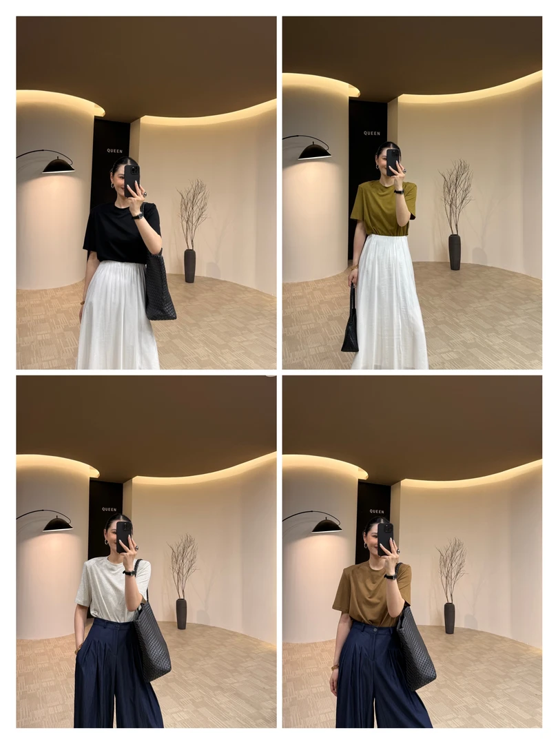 美丽福利极简圆领半袖170斤以内