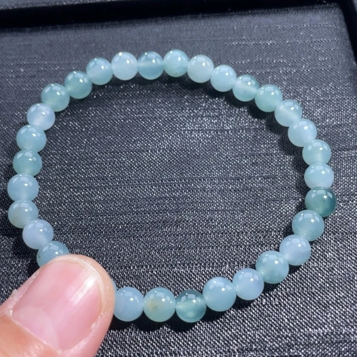 翡翠未镶嵌手链多样性发货卡5.8