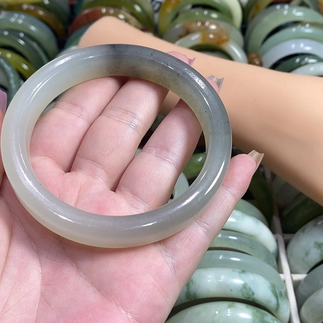 缺***氧未镶嵌蛇纹石玉手镯62