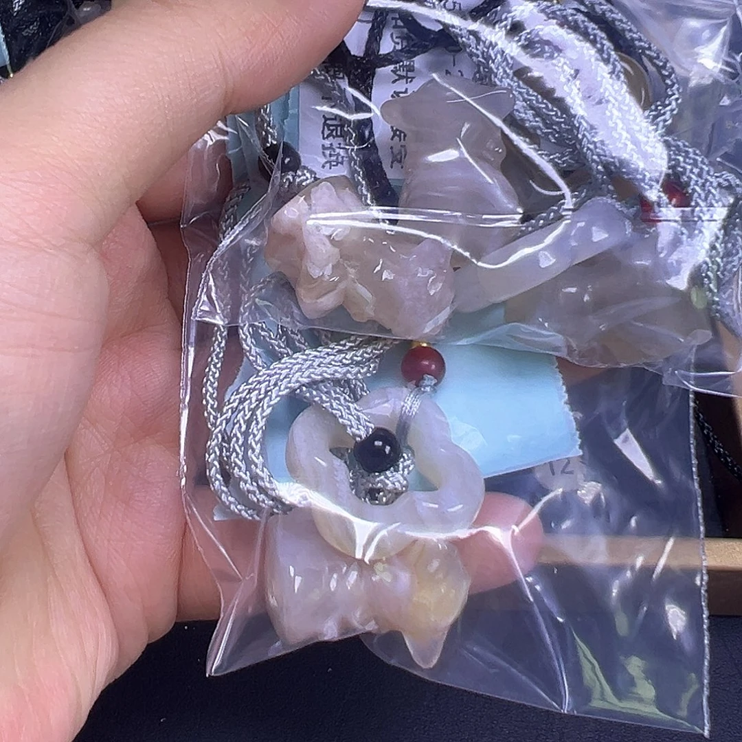 小***螺石英质玉未镶嵌挂件