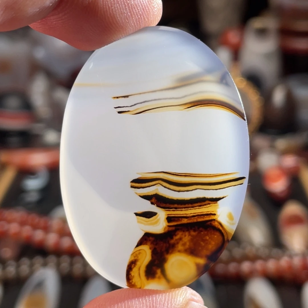 玛瑙/玉髓未镶嵌颈饰