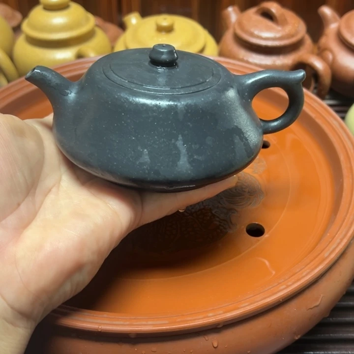 骑***i紫砂茶壶宜兴原矿底槽清