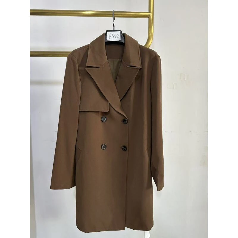 轻奢大牌风衣F352