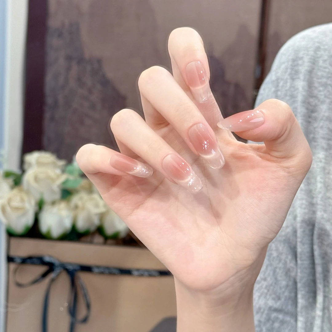 丹蜜琳 现货【冰红茶】   纯手工轻奢高级订制 穿戴甲