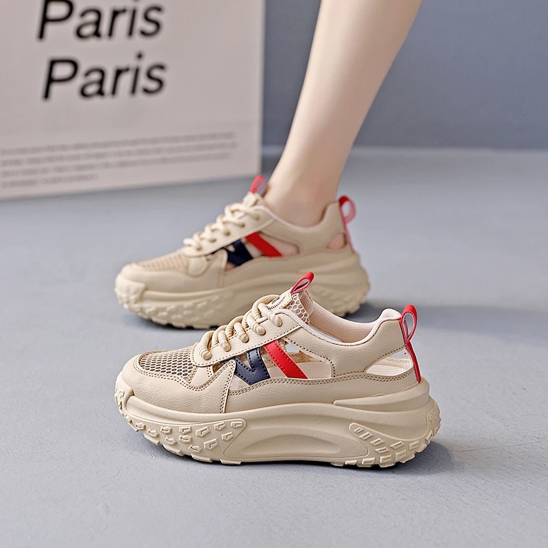 2025新款孕妇女鞋踩屎感网透气网面薄款夏季镂空小白休闲板鞋KT