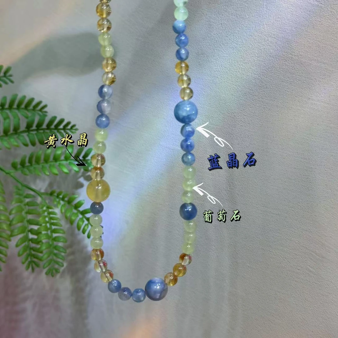 【十六珠宝】初级打工人｜蓝晶石9mm双圈设计款DK118多样性发一