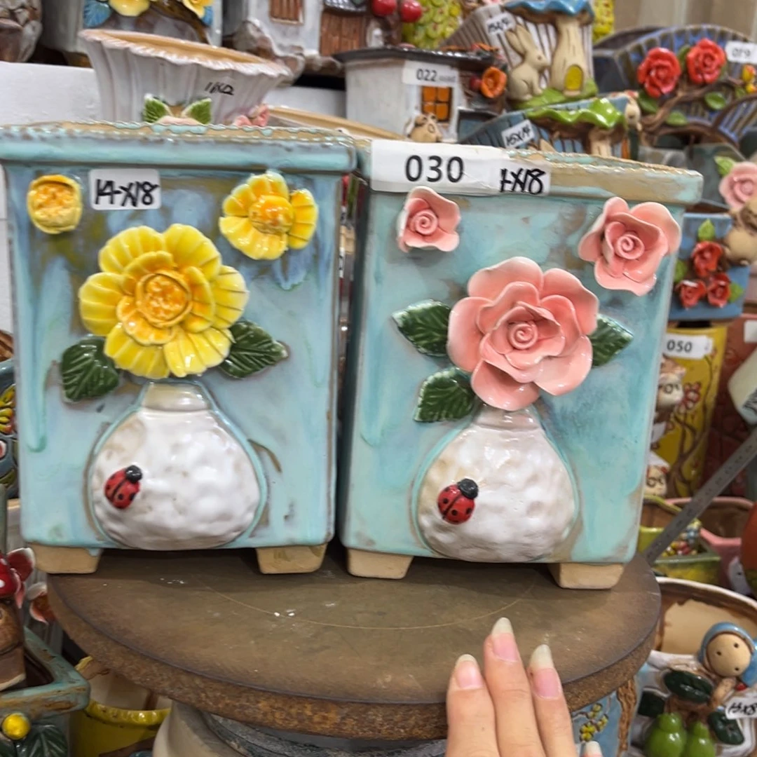 粗陶多肉花盆花盆