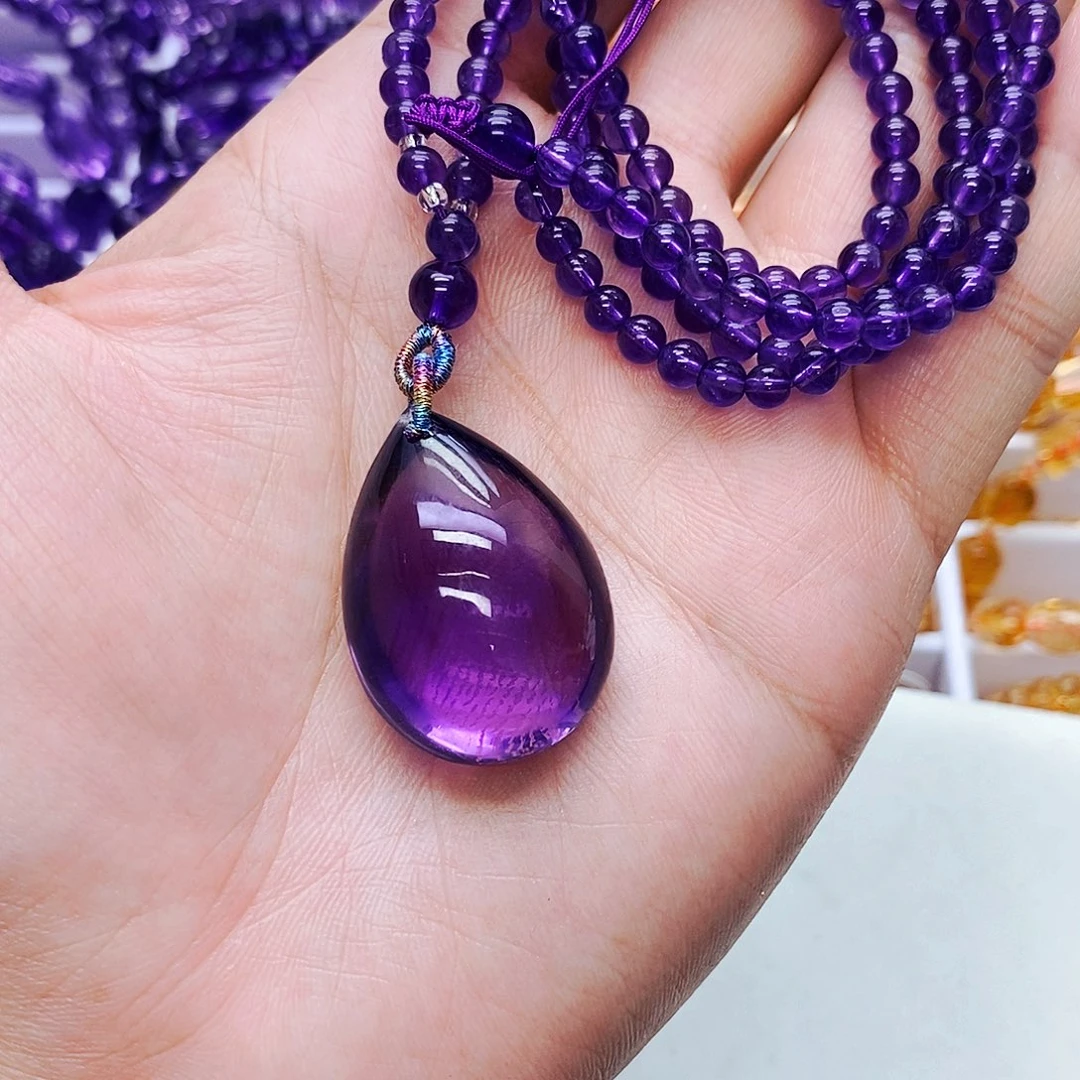 颈饰未镶嵌水晶天然