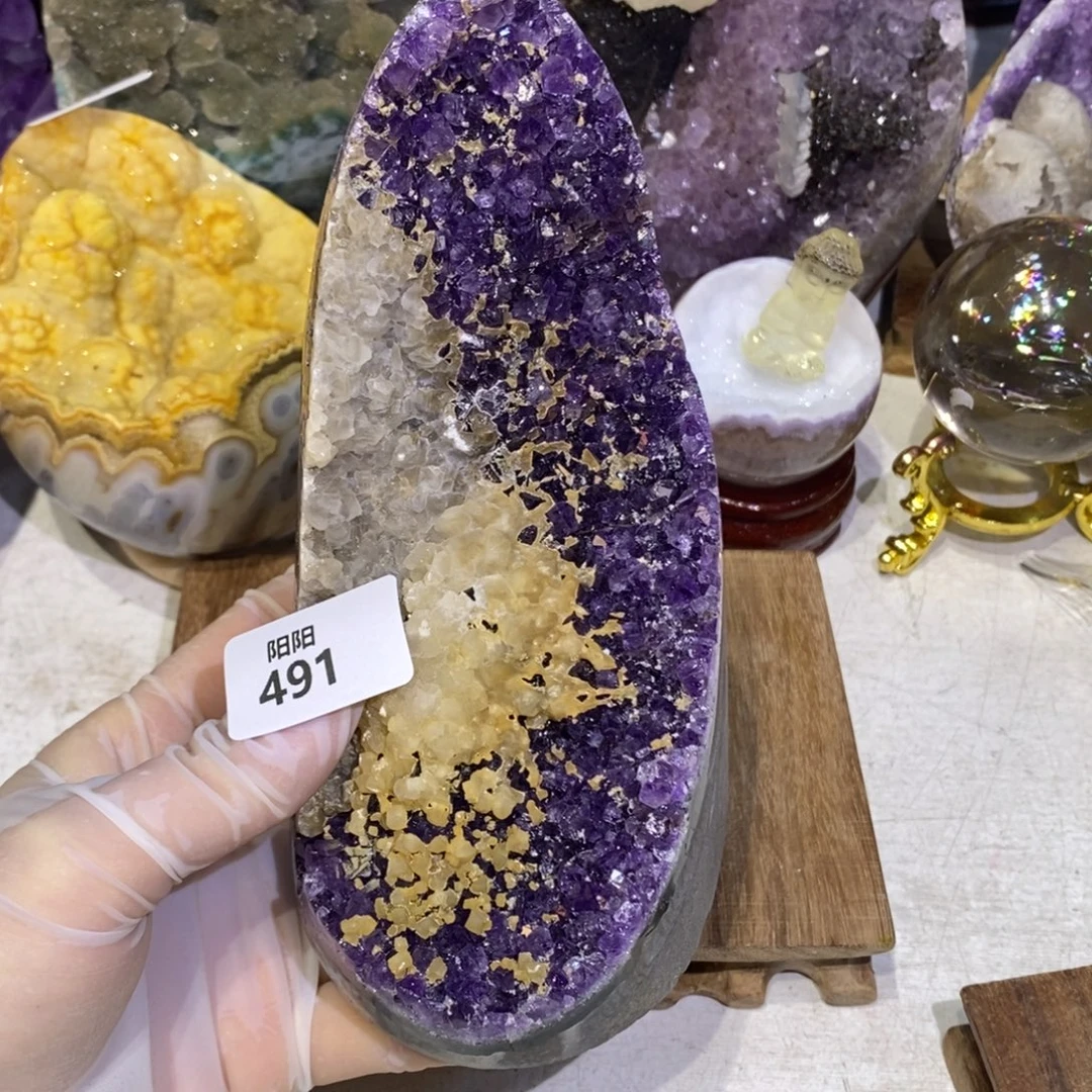 玛瑙/玉髓合金.方解石水晶