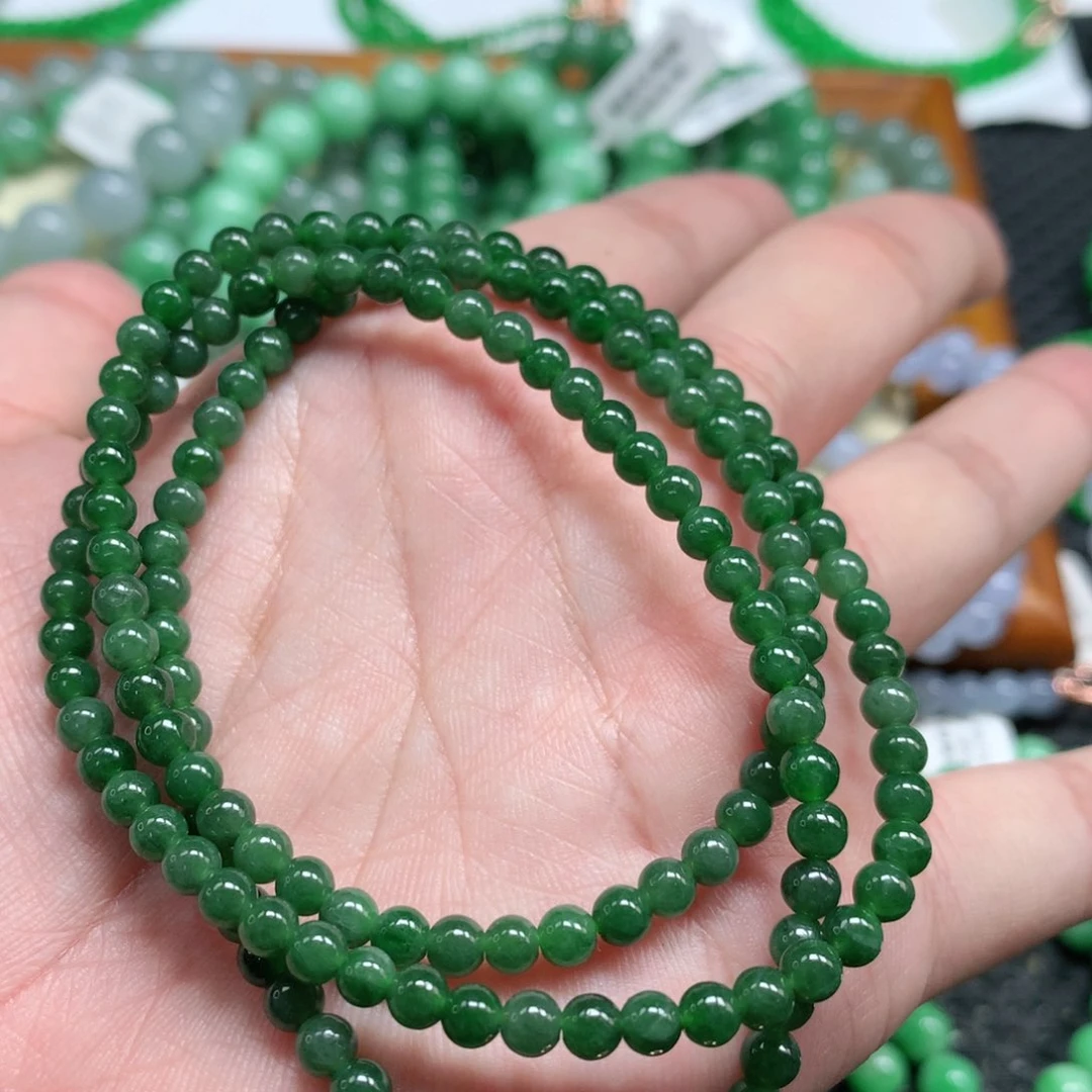 未镶嵌手链翡翠翡翠