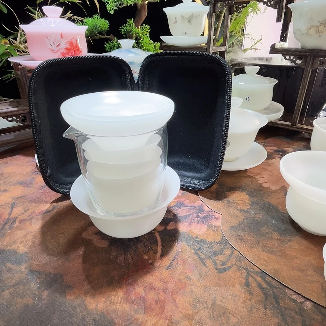 U***r冰晶璞玉素烧薄胎旅行快客