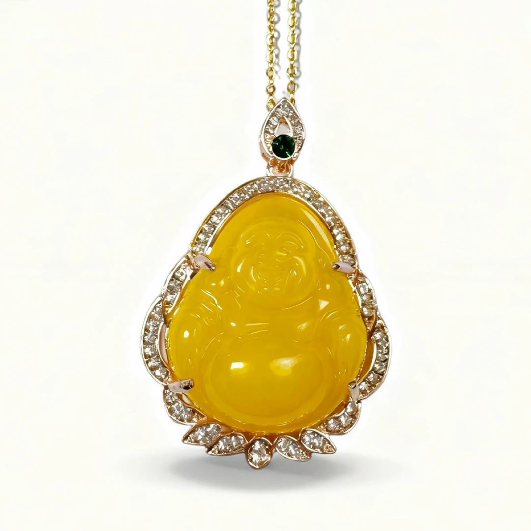 「姚琛专属」高定柠檬黄大肚佛公   A30 -JC-2A