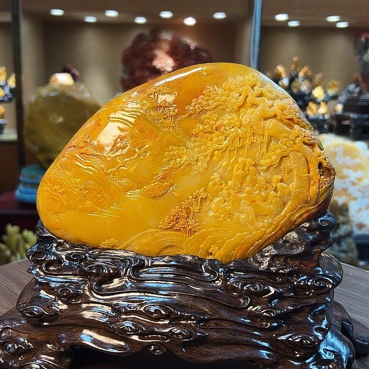 昌化石王****9雕刻艺术品