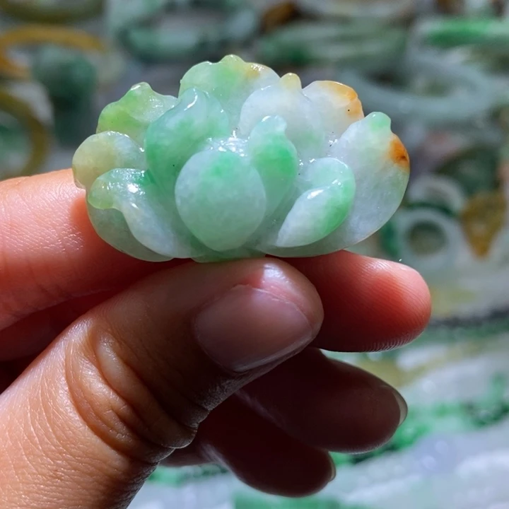 未镶嵌定制翡翠毛货