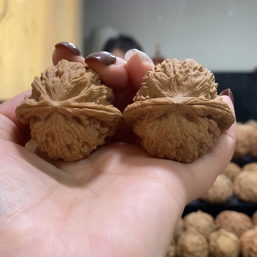 把件文玩核桃42白狮子我水尖