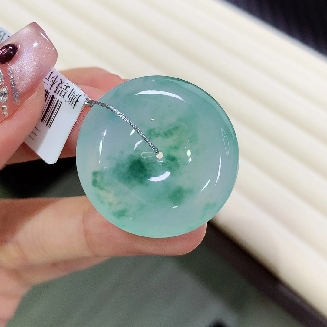 翡翠未镶嵌颈饰27.6-7.3