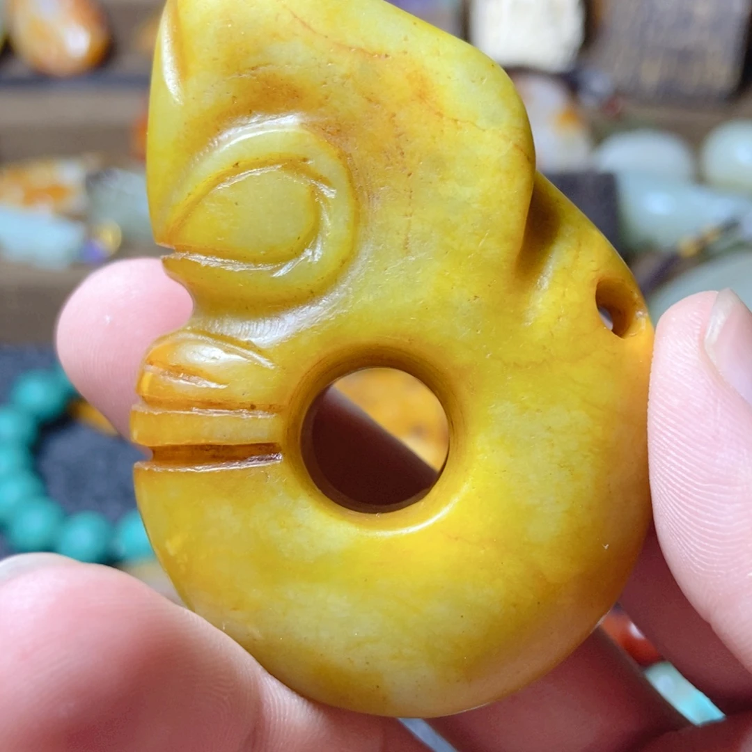 白玉菩提吊坠收藏