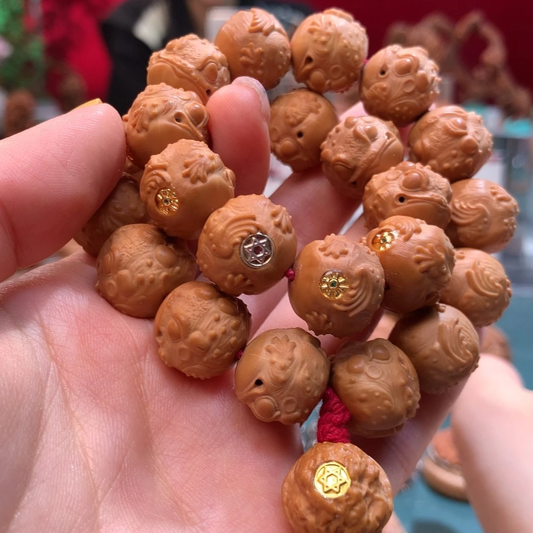 猴头核桃手串—————————-