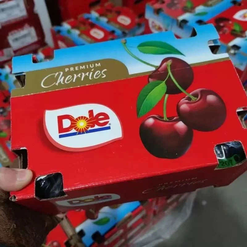 【Du乐3J桑提娜】智利海运3J车厘子净重五斤原箱 内附果径卡