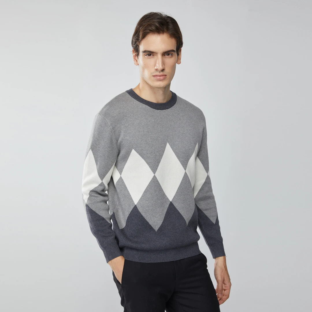 【专柜同款 舒适休闲】秋冬毛衣男士商务休闲贴身穿百搭TN42011