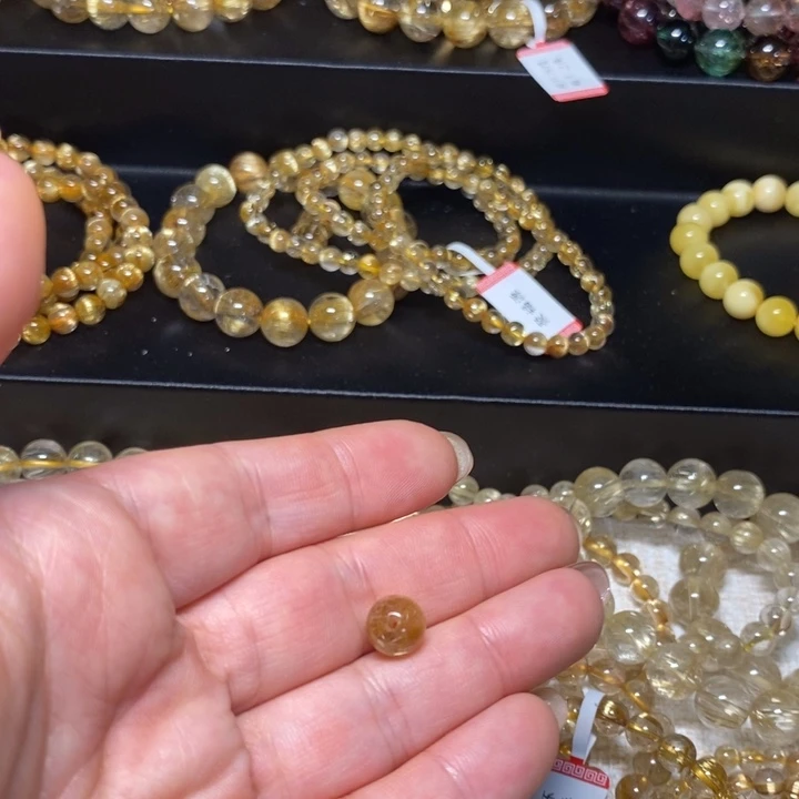 水晶手链未镶嵌京*白天然钛晶