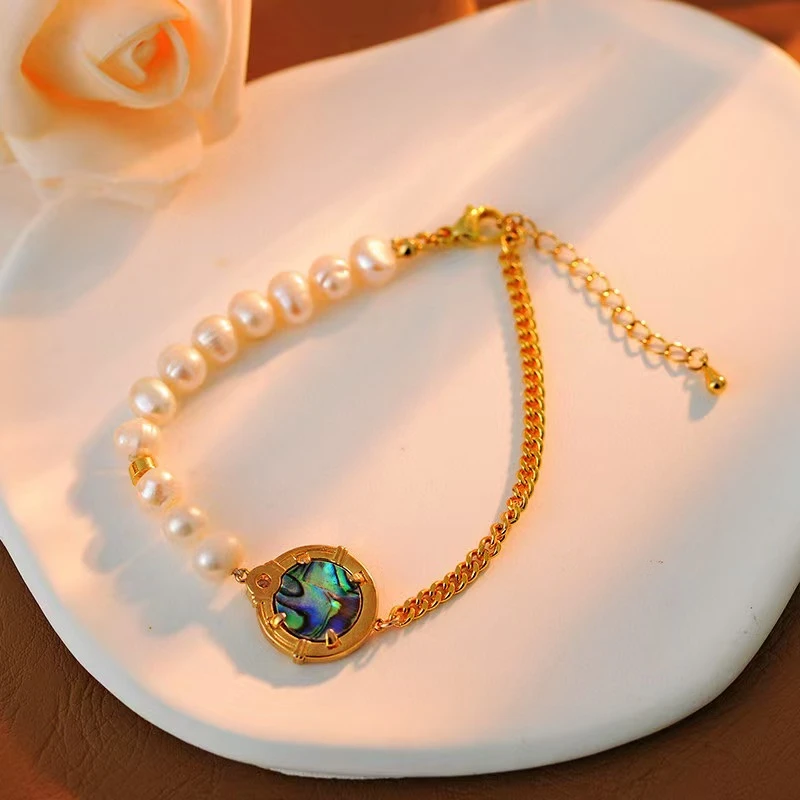 铜合金手链 D10201---重工轻奢百搭气质手链