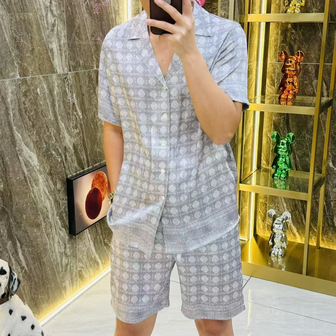 【6818-23】可外穿舒适时尚套装男士时尚休闲轻薄透气