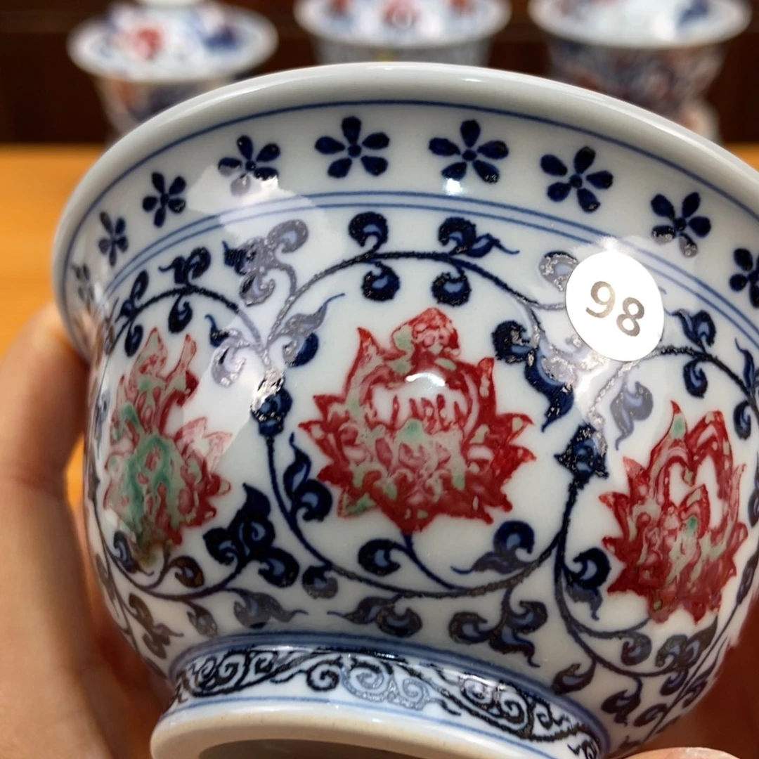 手绘现代茶具非古董
