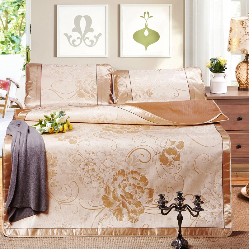 凉席冰丝席三件套1.5米1米8