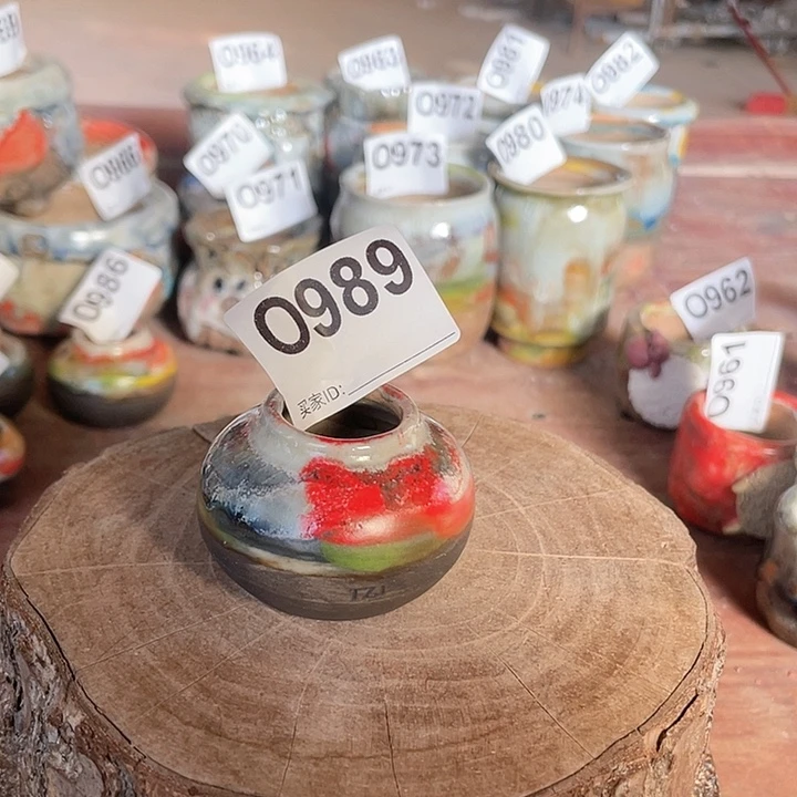 紫砂花盆小手雷 内口2.3