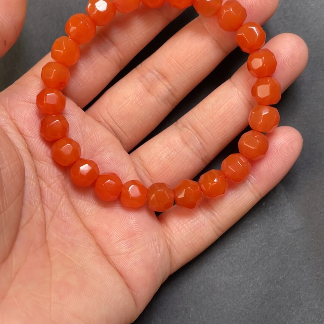 南红玛瑙未镶嵌手串