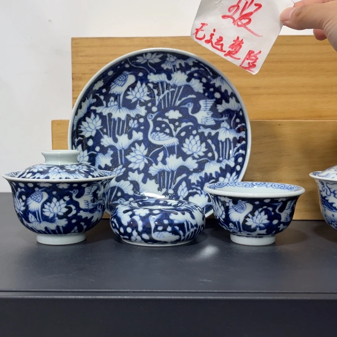 青花仿元一鹭连科