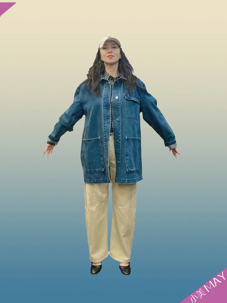 小美May |水洗男友风牛仔夹克C1241206韩