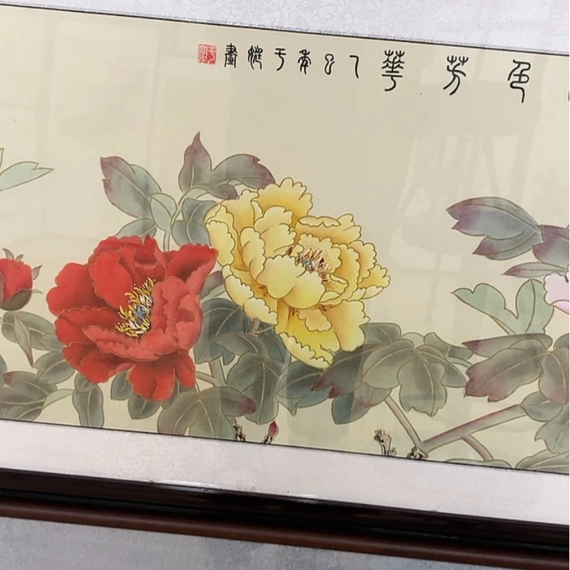 【闪购商品】国画手绘国画工笔带框