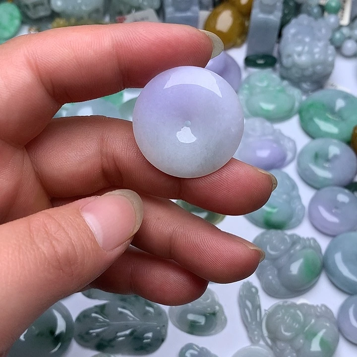 翡翠未镶嵌颈饰天然翡翠