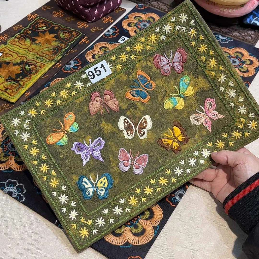 规格20.30刺子绣茶席