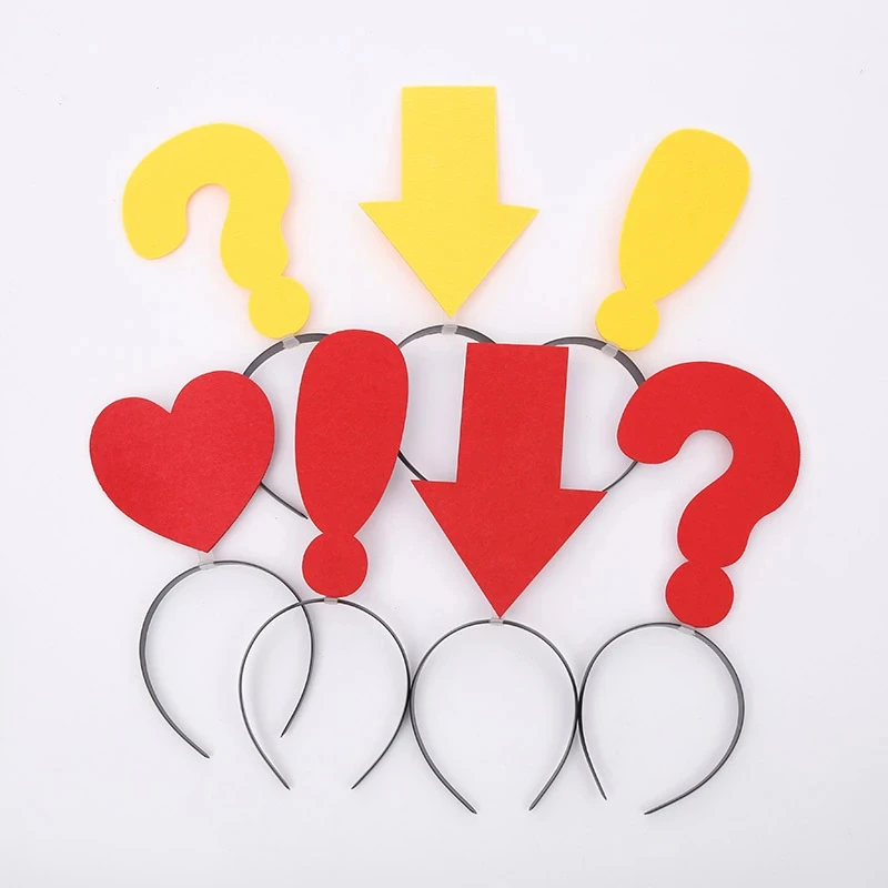 【接娃神器】箭头发箍新意符号头箍头饰吸睛卖萌可爱问号感叹号发箍