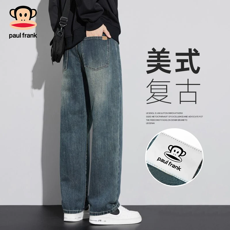 大嘴猴牛仔裤男牛仔裤男款爆款2025新款高档美式复古裤子男款夏季