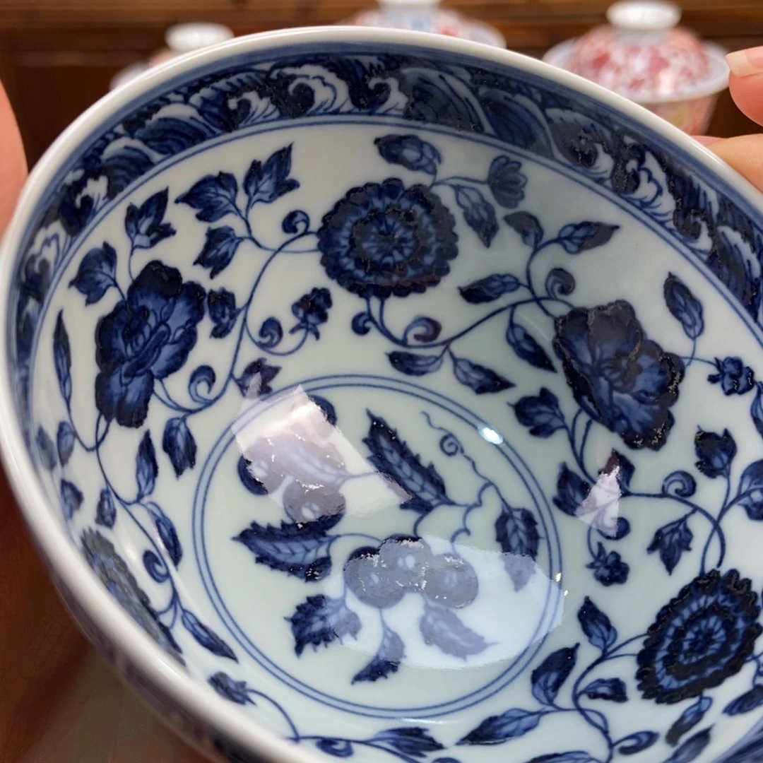 手绘现代茶具非古董