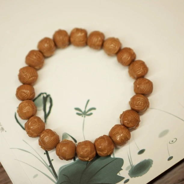 【哪吒】猴头精雕哪吒国风百搭男女文玩手串