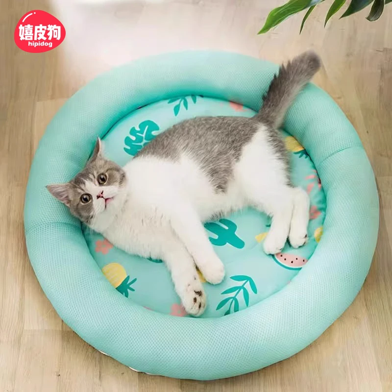 嬉皮狗—宠物凉席窝猫垫猫咪睡垫凉席冰垫狗垫子宠物四季用品6065
