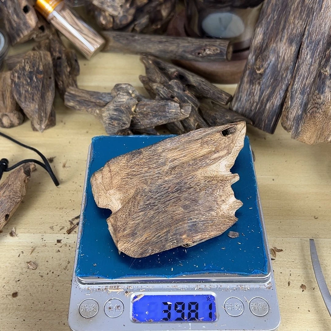 香料绿奇楠虫漏39克乌身