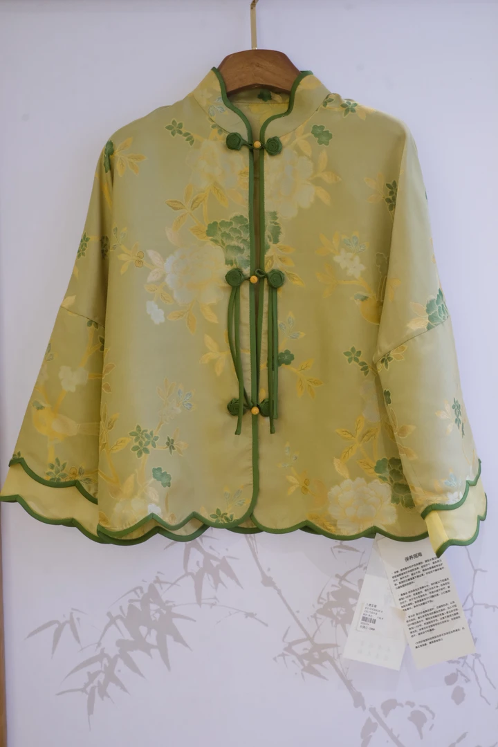 薄款立领常规通勤提花厚款短外套