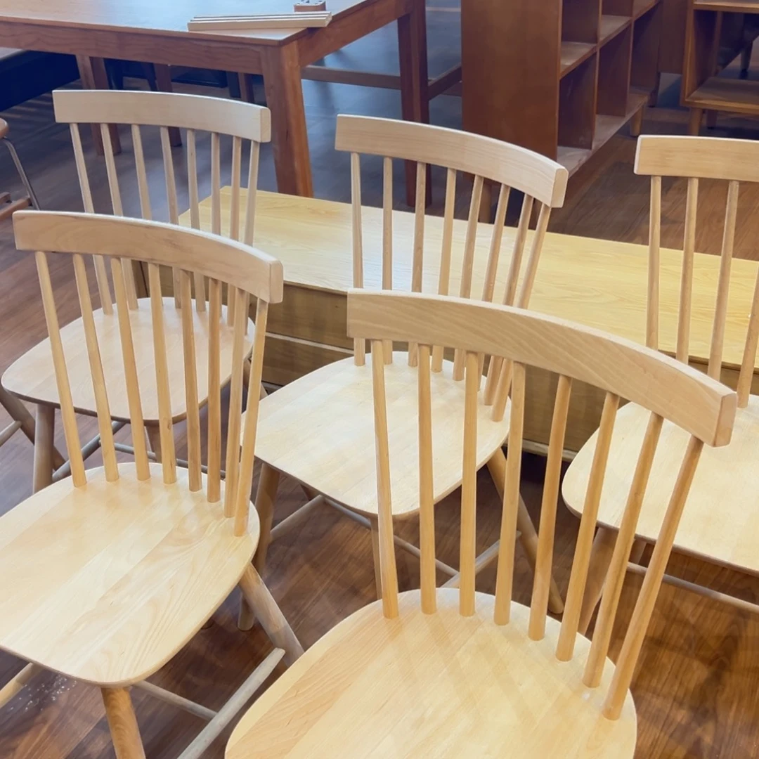 德国榉木温莎椅两把