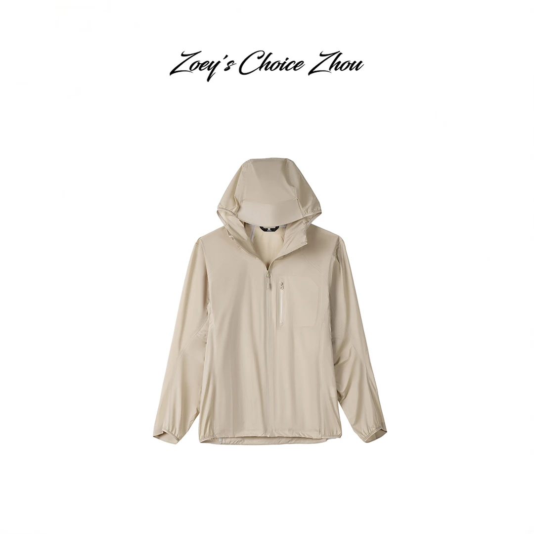 夏季运动风三防通勤连帽防晒风衣 2548ZSW1044