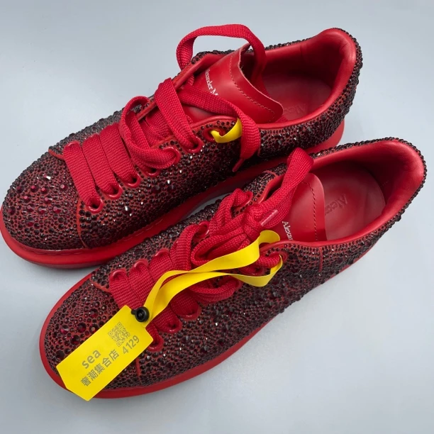 99新 Alexander McQueen/亚历山大·麦昆 (有盒）厚底板鞋38/4129