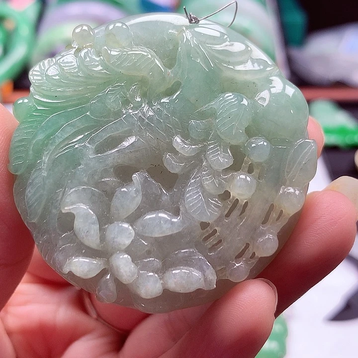 颈饰未镶嵌翡翠翡翠