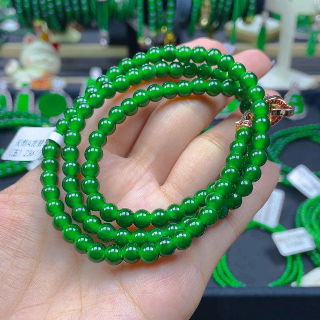 颈饰未镶嵌翡翠项链6