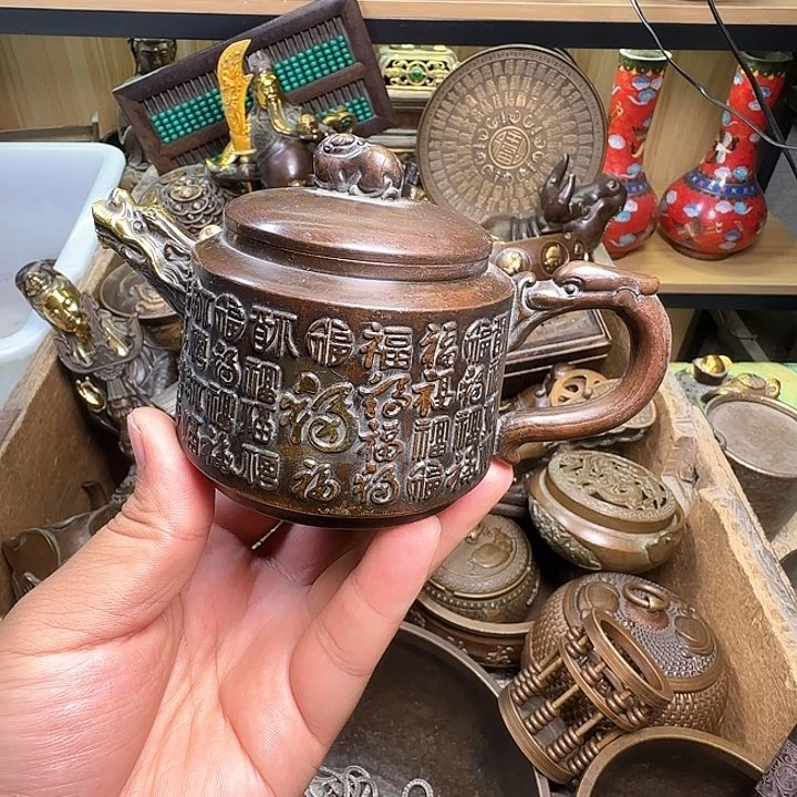 铜器办公室茶室摆件