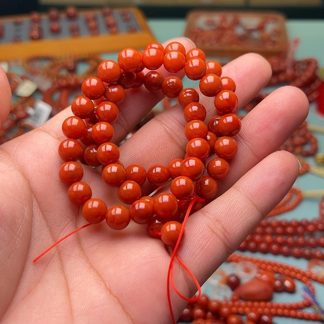 火***焰手链未镶嵌南红玛瑙卡8十